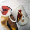 Major European Goldfinch Illustrated Show Standards, Porcelain White Mug - Image 6