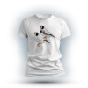 CFW Black Cheek pair - Zebra finch white T-shirt